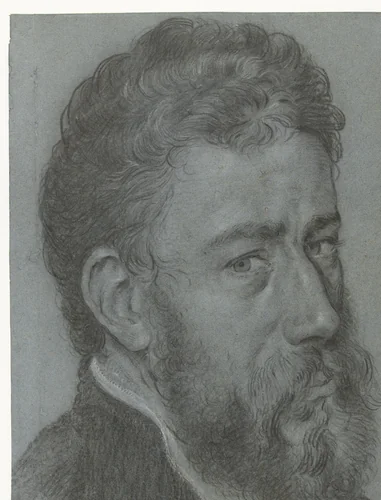 Portret van Lambert Lombard by anonymous, drawing, 1600-1699