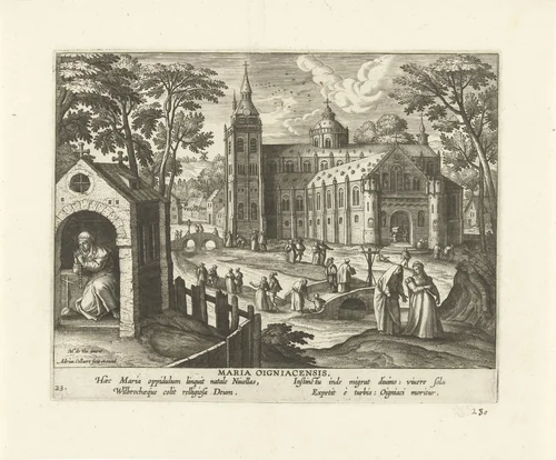 Heilige Maria van Oignies by Unknown, print, 1570-1618