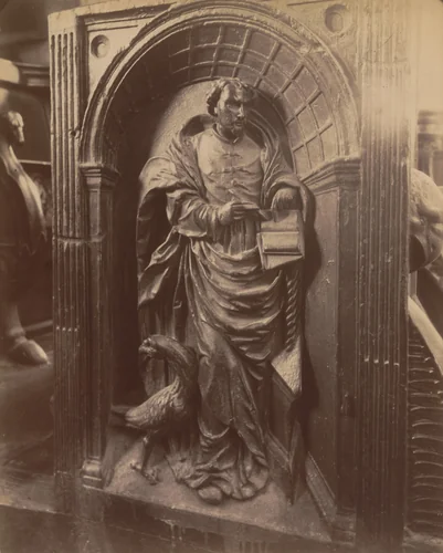 Saint-Gervais et Protais. Stalles by Eugène Atget, photograph, 1904