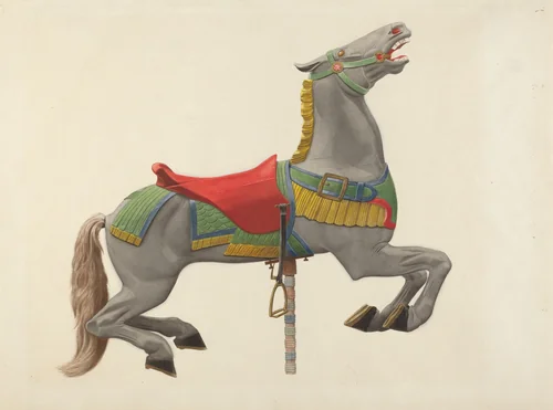 Carousel Horse by John W. Kelleher, index of american design, 1941