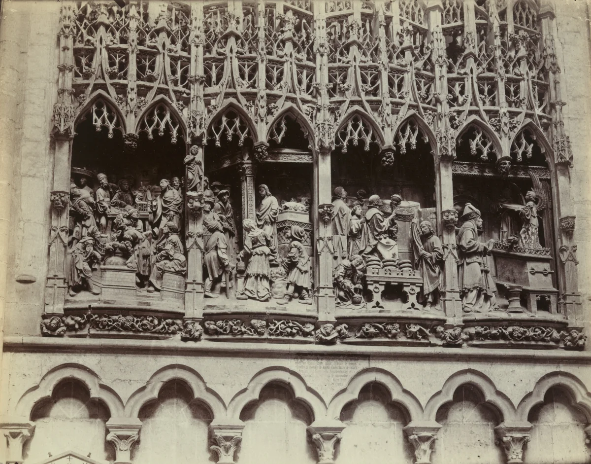 Amiens, Clôture du Choeur by Eugène Atget, photograph, 1899