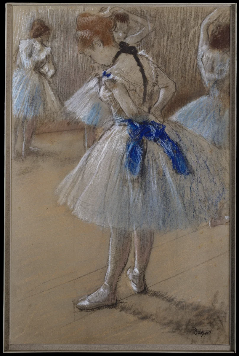 Dancer by Edgar Degas, drawing, 1875-1885