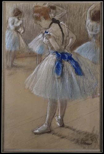 Dancer by Edgar Degas, drawing, 1875-1885
