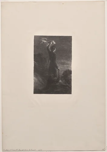 Tristan and Isolde, Act II: Signal in the Night by Henri Fantin-Latour, print, 1881-1891