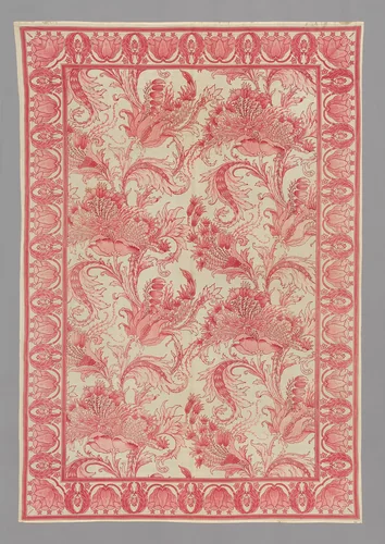 Tablecloth or Bedcover probably titled "Ragged Poppy" by John Scarratt Rigby, textile, 1902