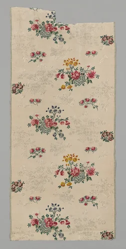 Panel (From a Dress) by England, Spitalfields, textile, 1740-1750