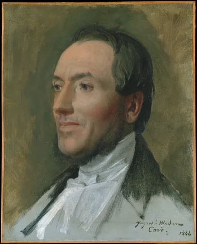 Edmond Cavé (1794–1852) by Jean-Auguste-Dominique Ingres, painting, 1844