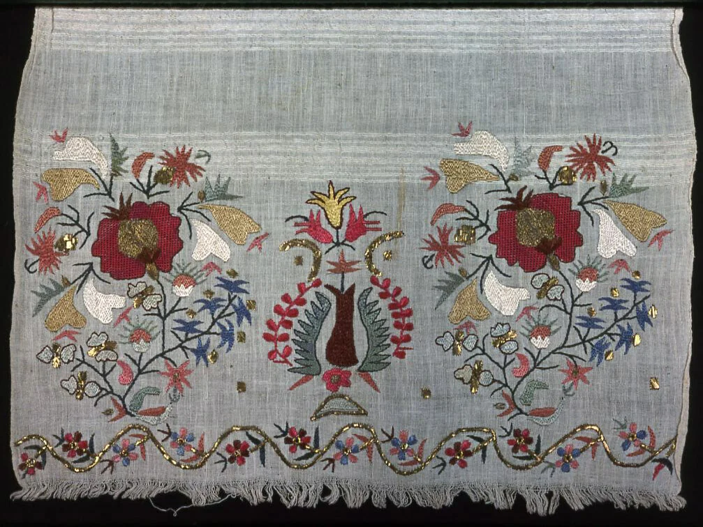 Panel (Towel?) by Greece, textile, 1801-1900