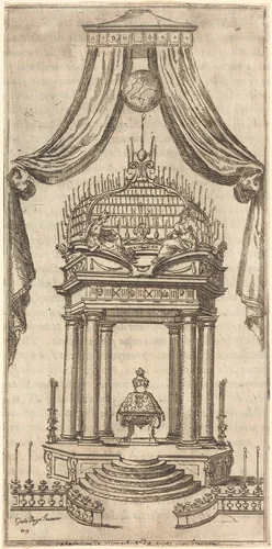 The Catafalque by Jacques Callot
Giulio Parigi, print, 1612