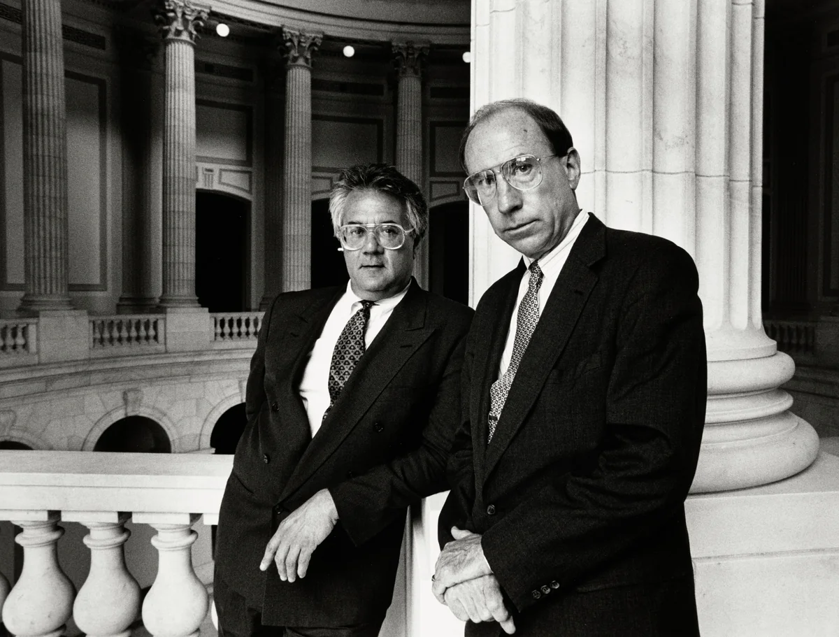 The Congressmen: Barney Frank and Gerry Studds by Nancy Andrews, photograph, 1993