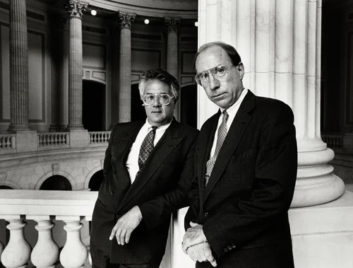 The Congressmen: Barney Frank and Gerry Studds by Nancy Andrews, photograph, 1993
