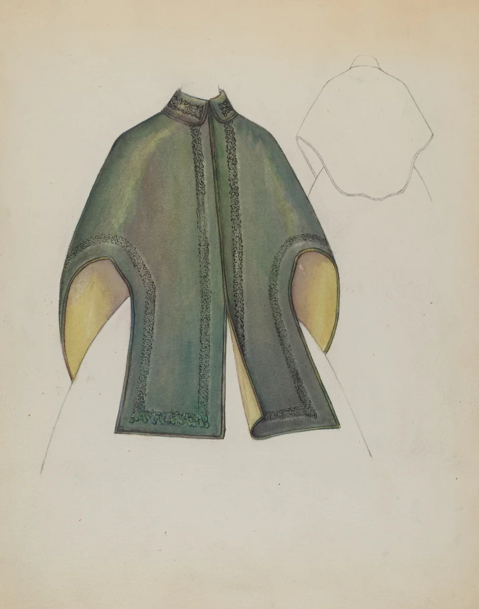 Dolman by Marie Mitchell, index of american design, 1936