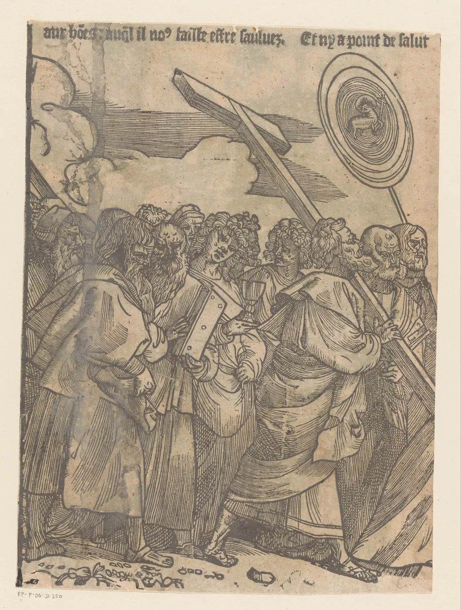 Triomf van Christus (vierde deel) by anonymous, print, 1510-1511