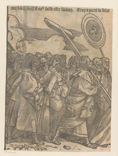 Triomf van Christus (vierde deel) by anonymous, print, 1510-1511