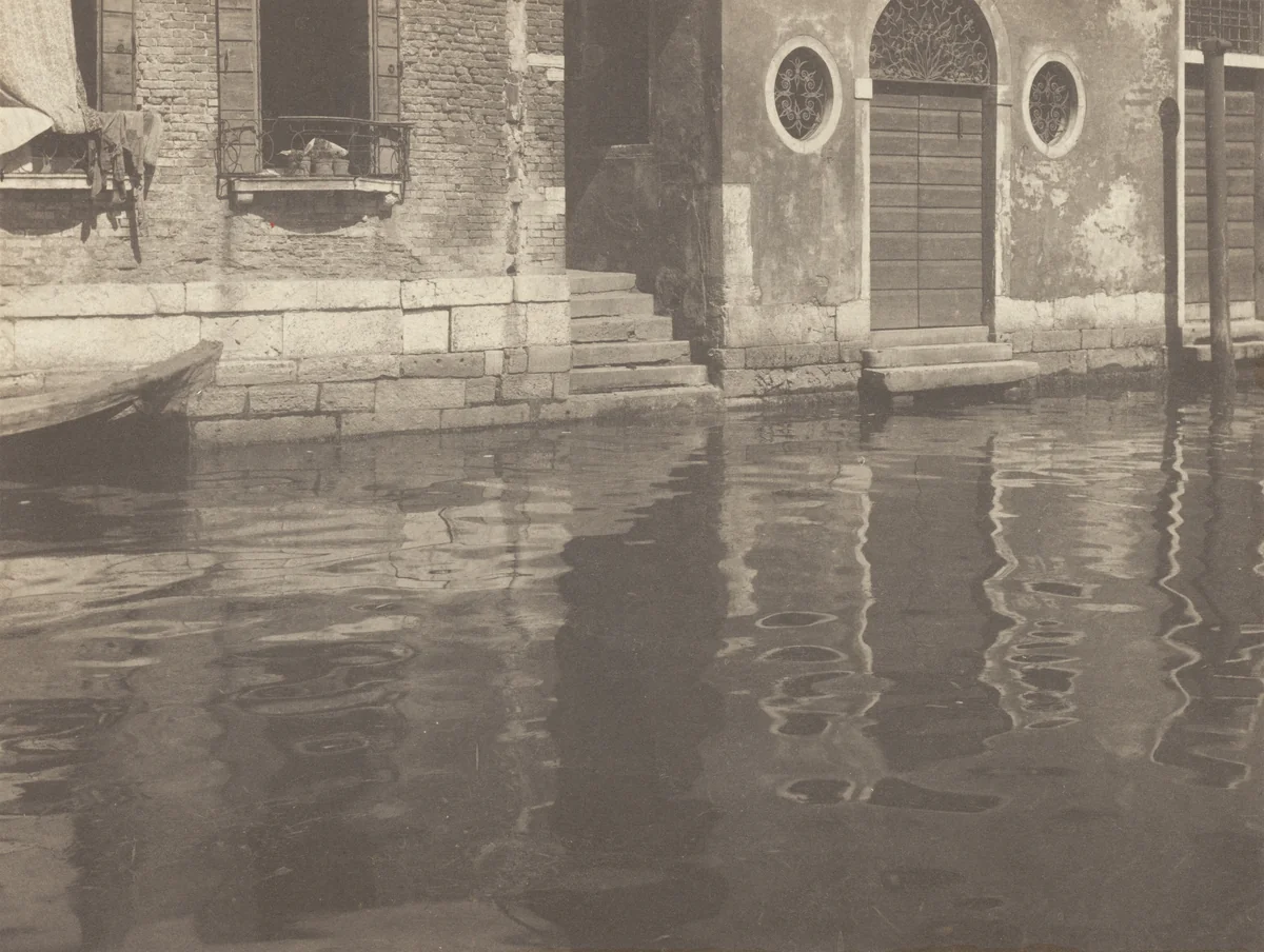 Reflections by Alfred Stieglitz, photograph, 1894