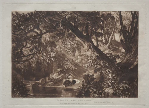 Liber Studiorum: Aesacus and Hesperie by Joseph Turner, print