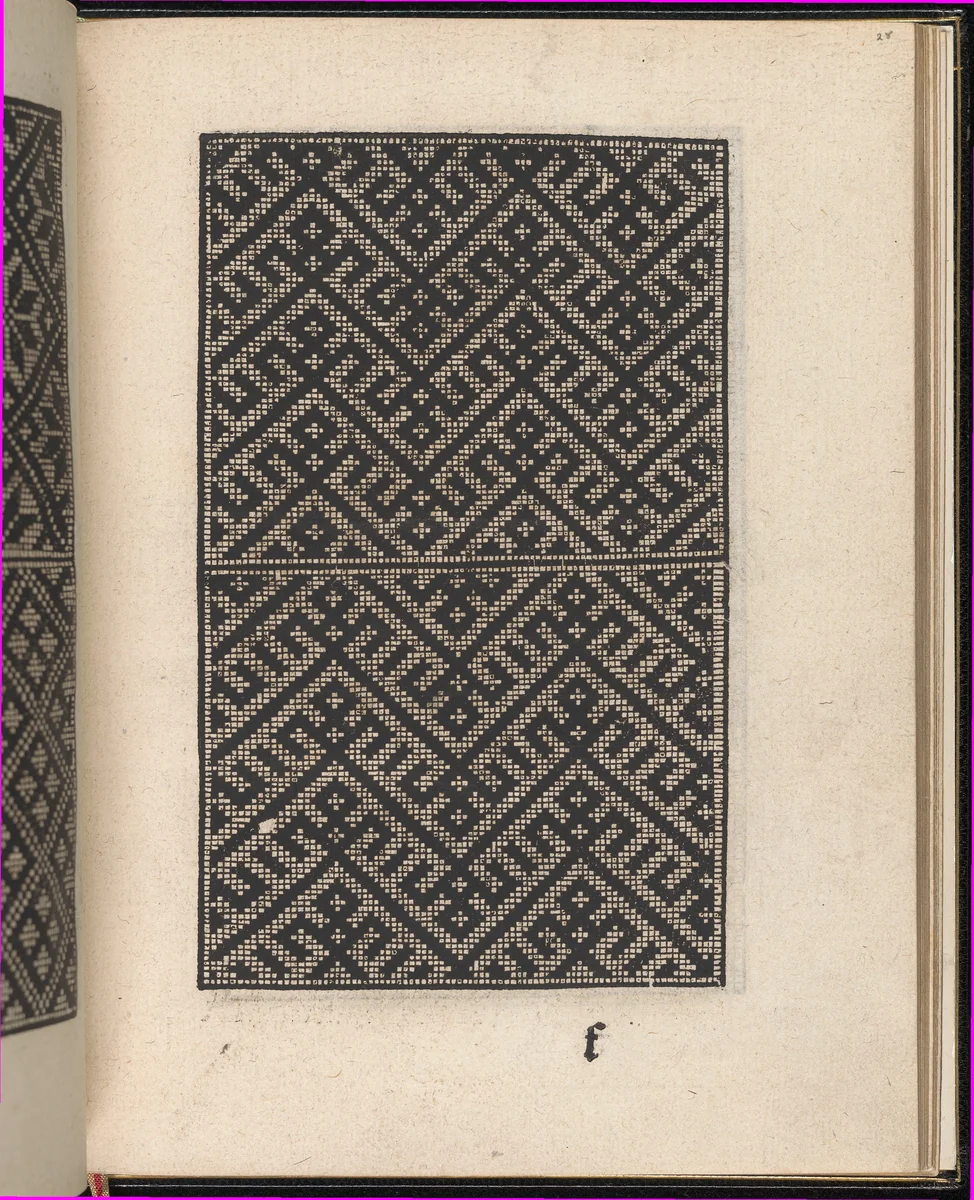 Page from Ein new kunstlich Modelbuch...(Page 28r) by Peter Quentel, book, 1544