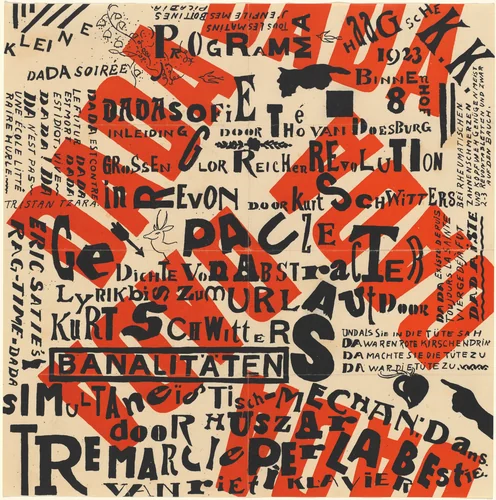 Kleine Dada Soirée (Small Dada Evening) by Theo van Doesburg, Kurt Schwitters, print, 1922