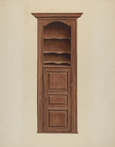 Cupboard by Leslie Macklem, index of american design, 1939