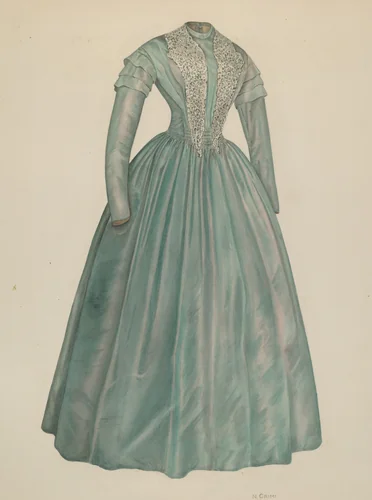Afternoon Dress by Nancy Crimi, index of american design, 1940