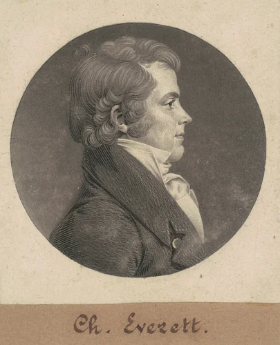 Charles Everett by Charles B. J. Févret de Saint-Mémin, print, 1808