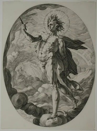 Apollo by Hendrick Goltzius, print, 1588