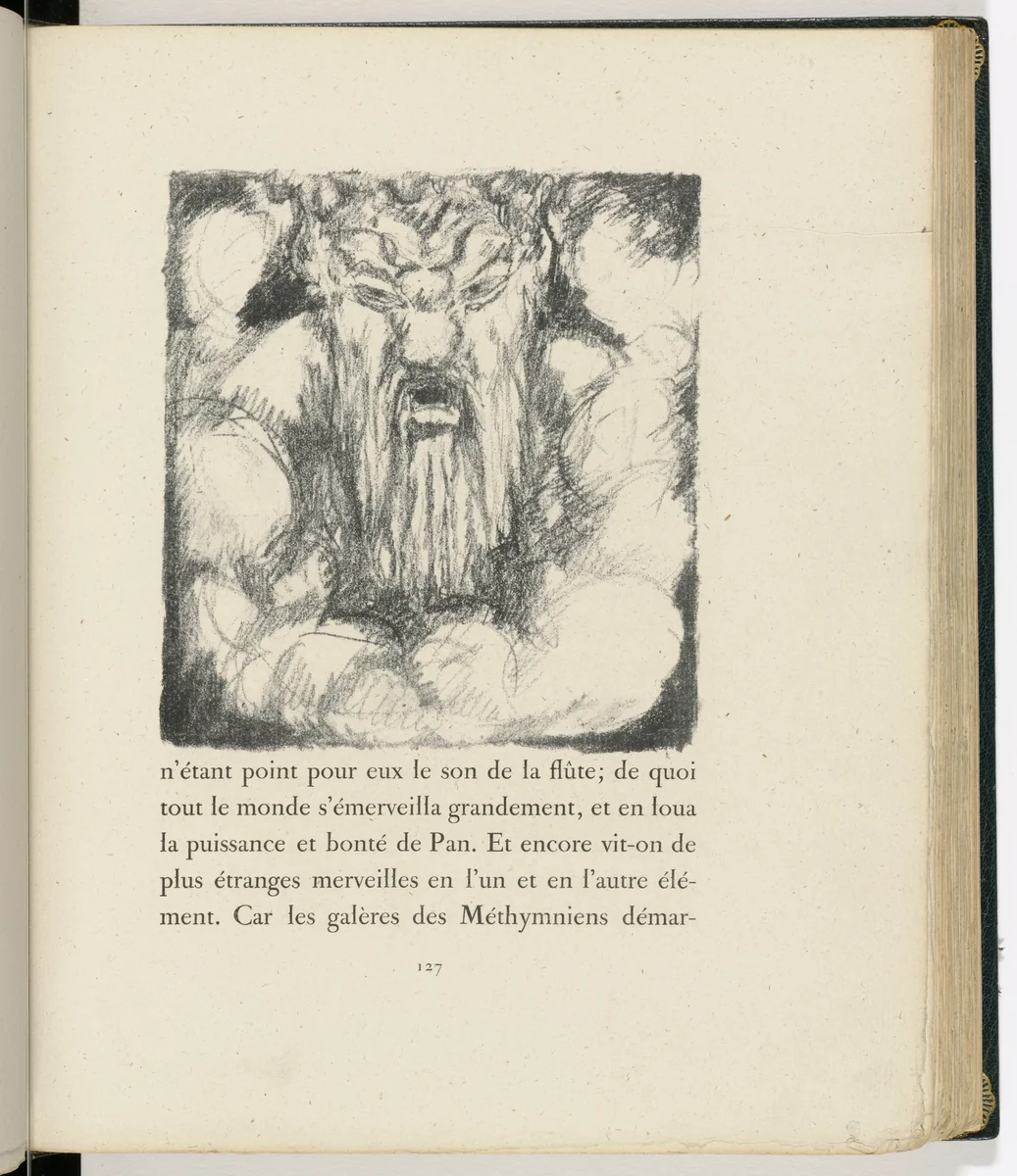 In-text plate (page 127) from Daphnis et Chloé by Pierre Bonnard, illustrated book, 1902