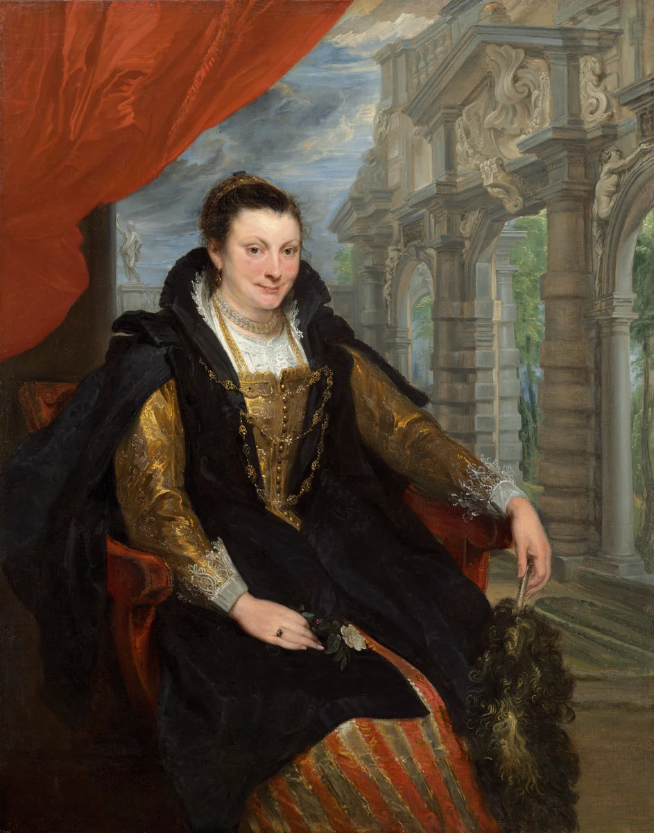Isabella Brant by Anthony van Dyck, painting, 1621