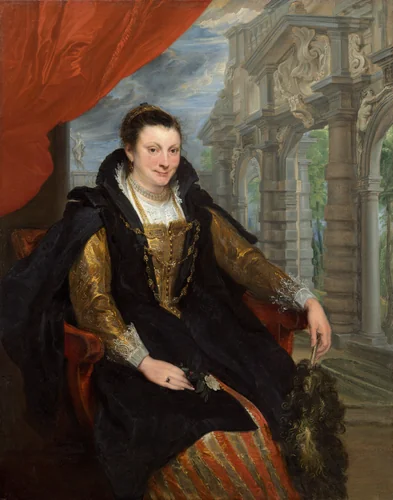 Isabella Brant by Anthony van Dyck, painting, 1621