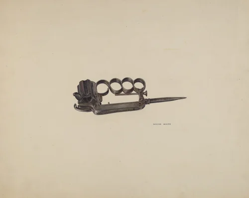 Apache Gun by Wayne White, index of american design, 1935-1942