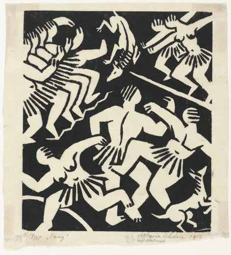 Dance (Tanz) by Maria Uhden, print, 1916