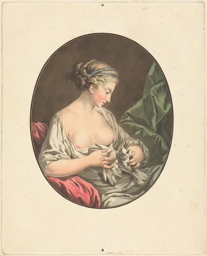 La Venus aux colombes by Jean-François Janinet, print, 1752-1814