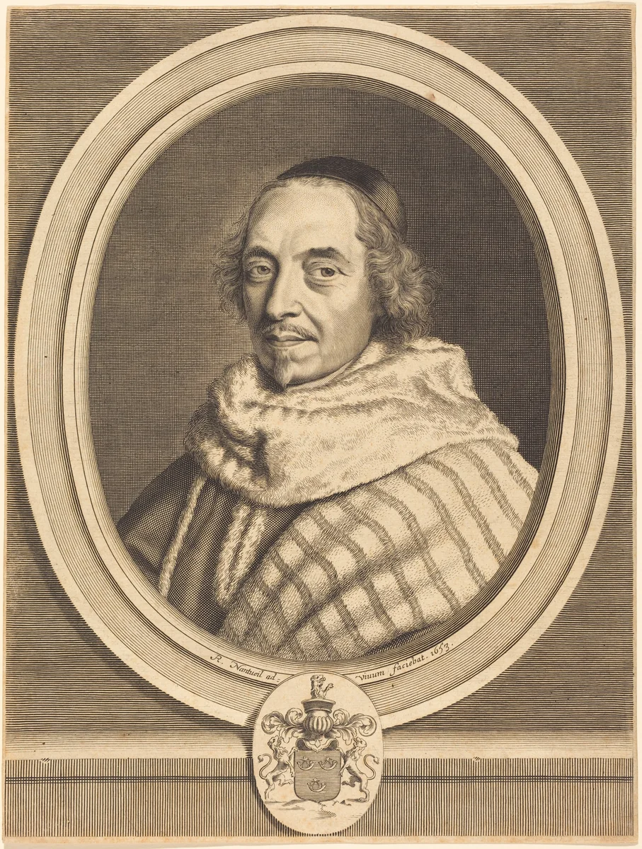 Francois-Theodore de Nesmond by Robert Nanteuil, print, 1653