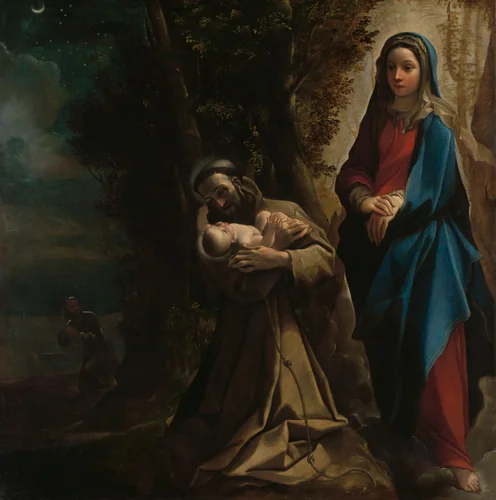 The Vision of Saint Francis of Assisi by Ludovico Carracci, painting, 1583-1585