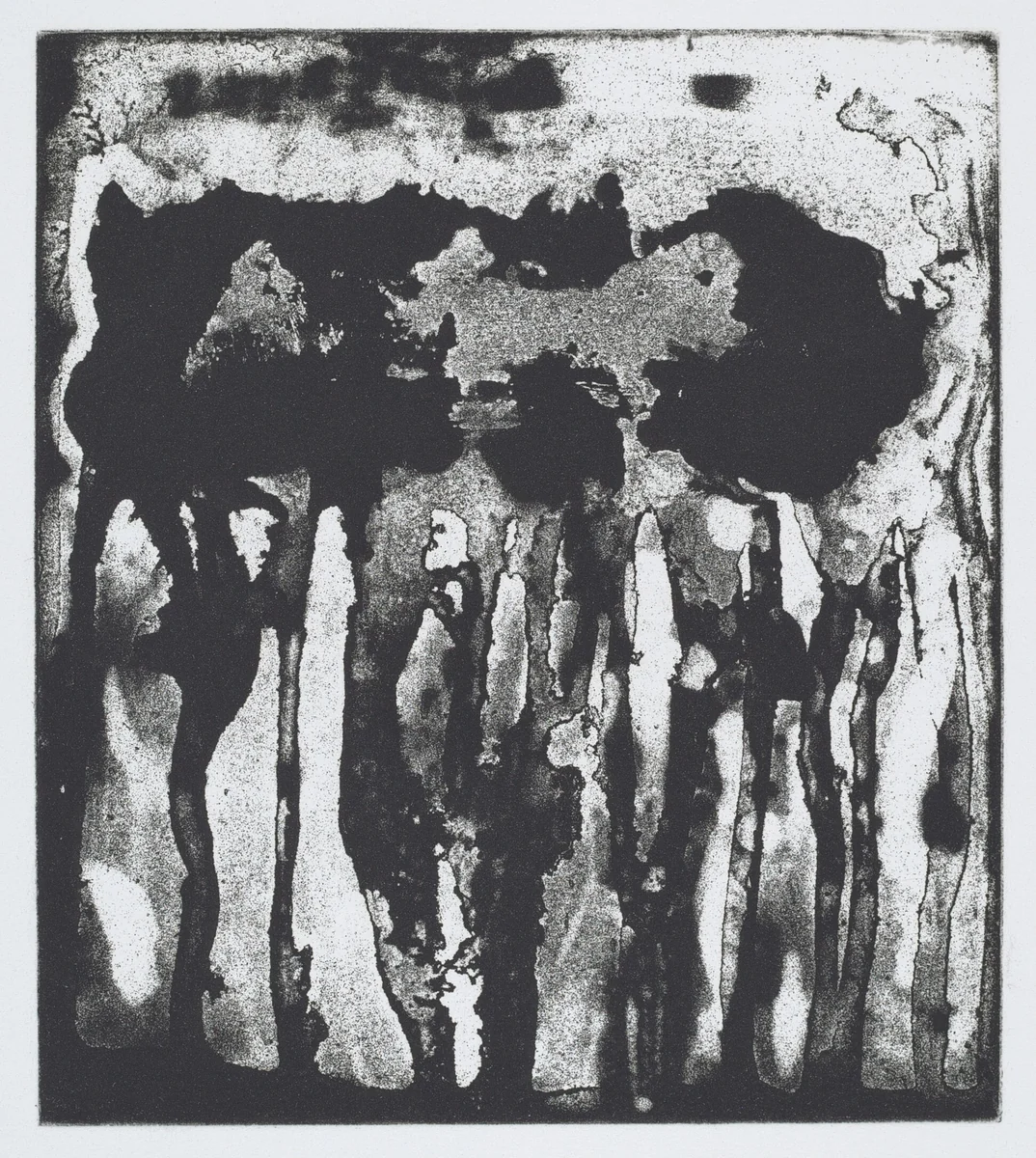 Big Drip by Pat Steir, print, 1991
