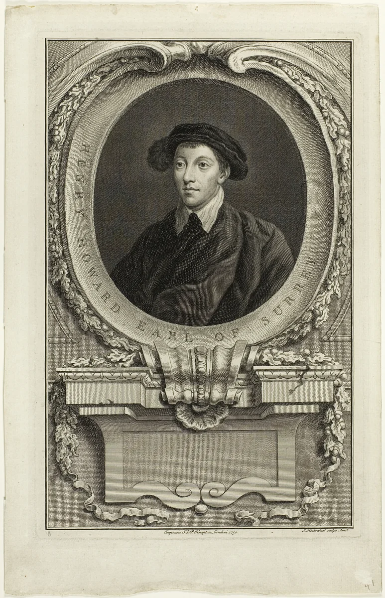 Henry Howard, Earl of Surrey by Jacobus Houbraken, print, 1718-1780
