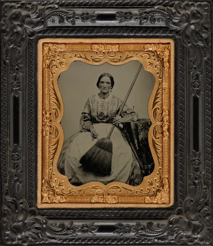 Portrait of a Housekeeper by American 19th Century, photograph, 1860-1869