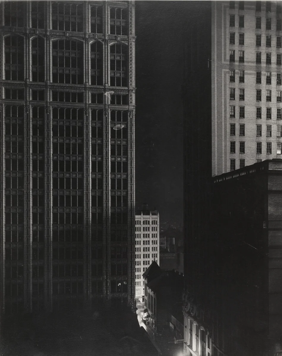 Fortieth Street, Sunday Night by Edward Steichen, photograph, 1925