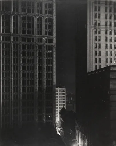 Fortieth Street, Sunday Night by Edward Steichen, photograph, 1925