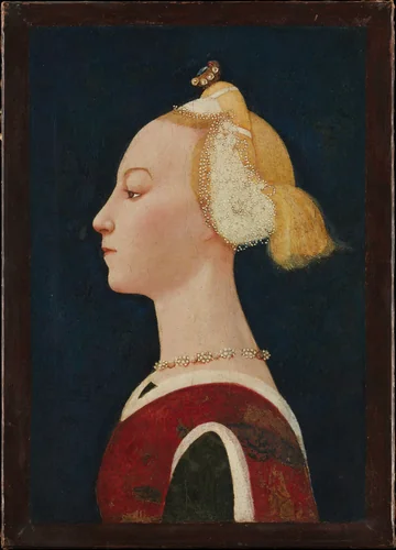 Portrait of a Woman by Master of the Castello Nativity, painting, 1450-1459
