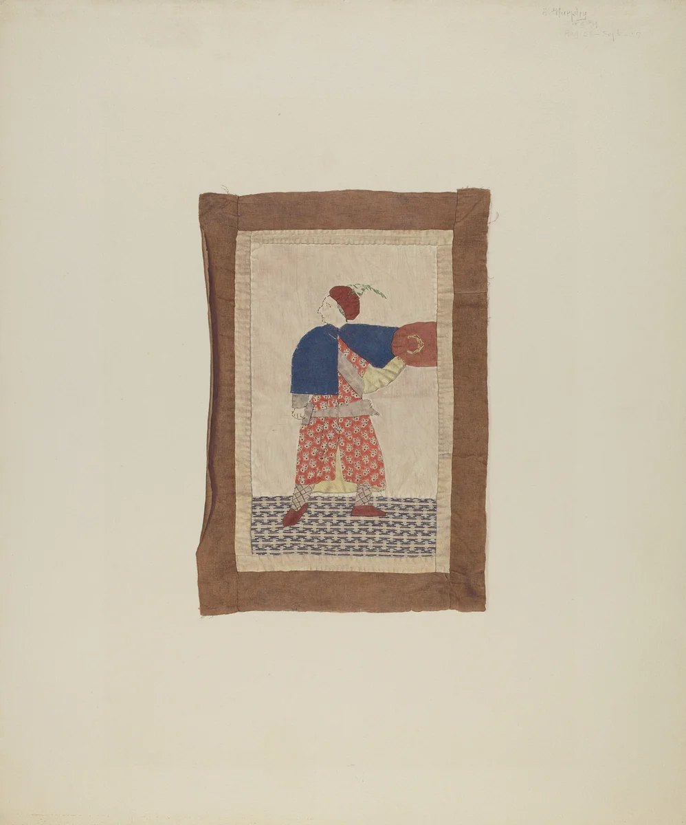 Pillow Top Insert by Henry Murphy, index of american design, 1935-1942