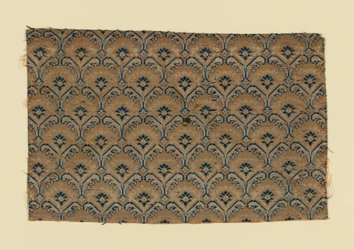 Fragment by Italy, textile, 1650-1700