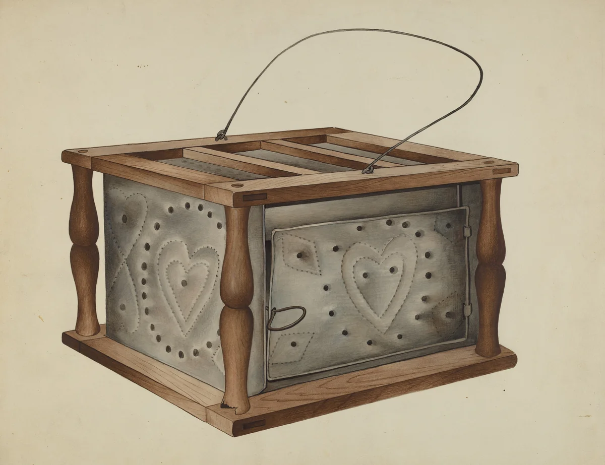 Foot Warmer by William Paul Childers, index of american design, 1937