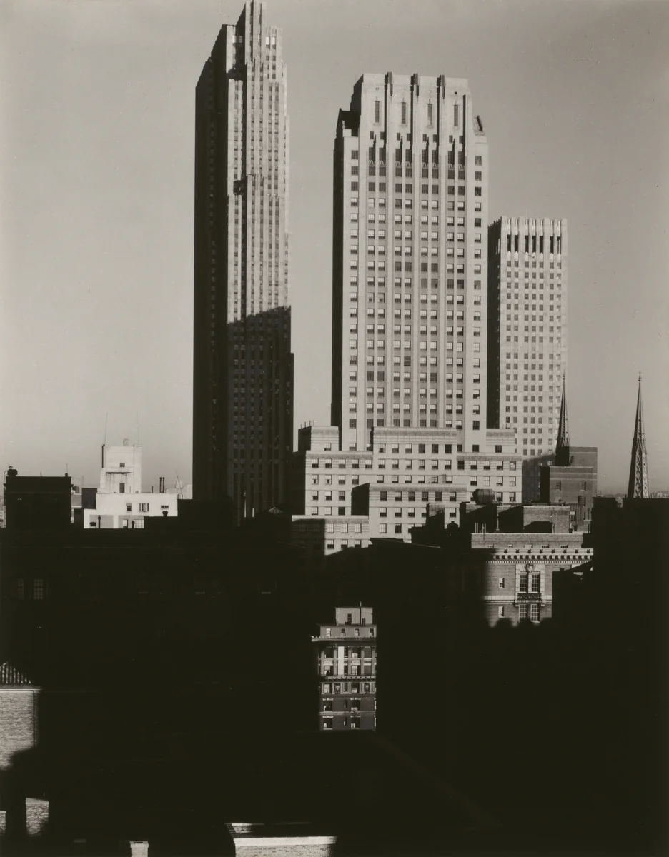 New York from the Shelton by Alfred Stieglitz, photograph, 1935