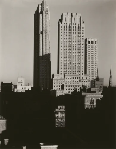 New York from the Shelton by Alfred Stieglitz, photograph, 1935