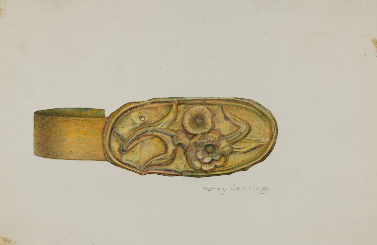 Tie-back by Harry Jennings, index of american design, 1938