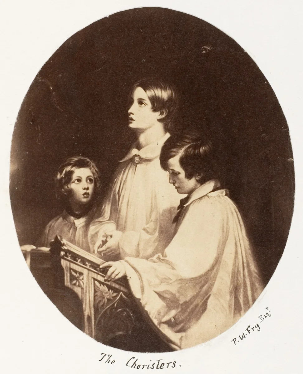 The Choristers by Peter Wickens Fry, photograph, 1853-1856