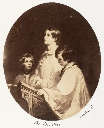 The Choristers by Peter Wickens Fry, photograph, 1853-1856