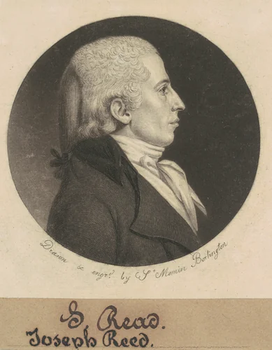 Joseph Reed, Jr. by Charles B. J. Févret de Saint-Mémin, print, 1798