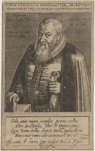 Johan Ludovicus Hawenrenter by Unknown 19th Century, print, 1800-1899